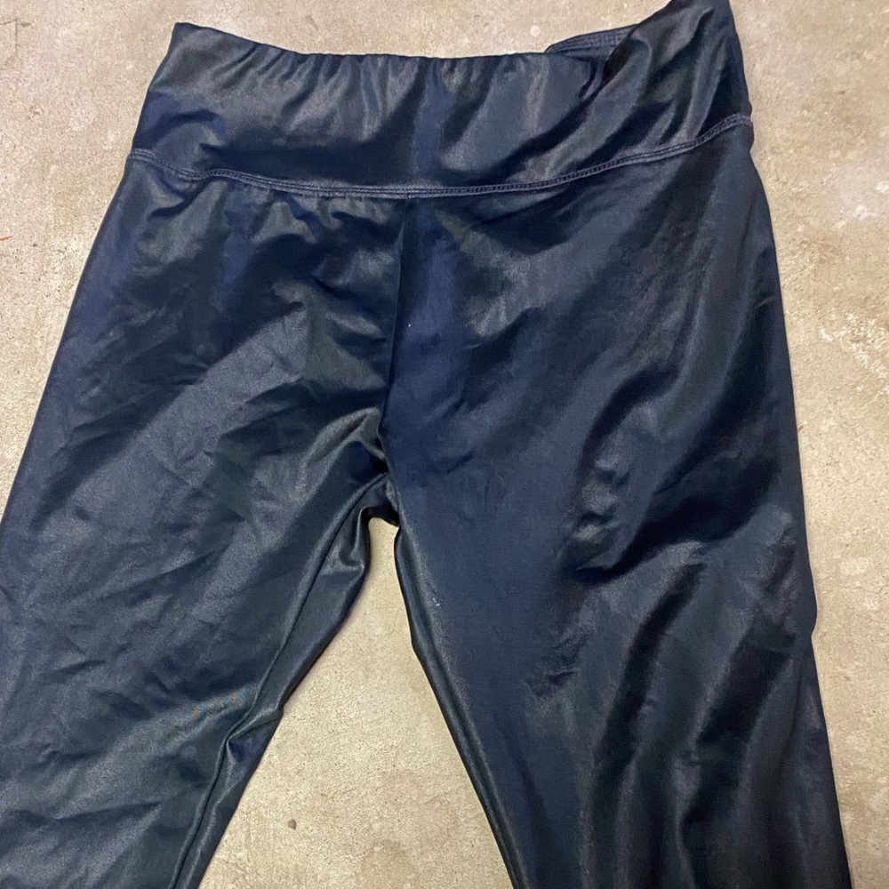 Pu leather leggings
